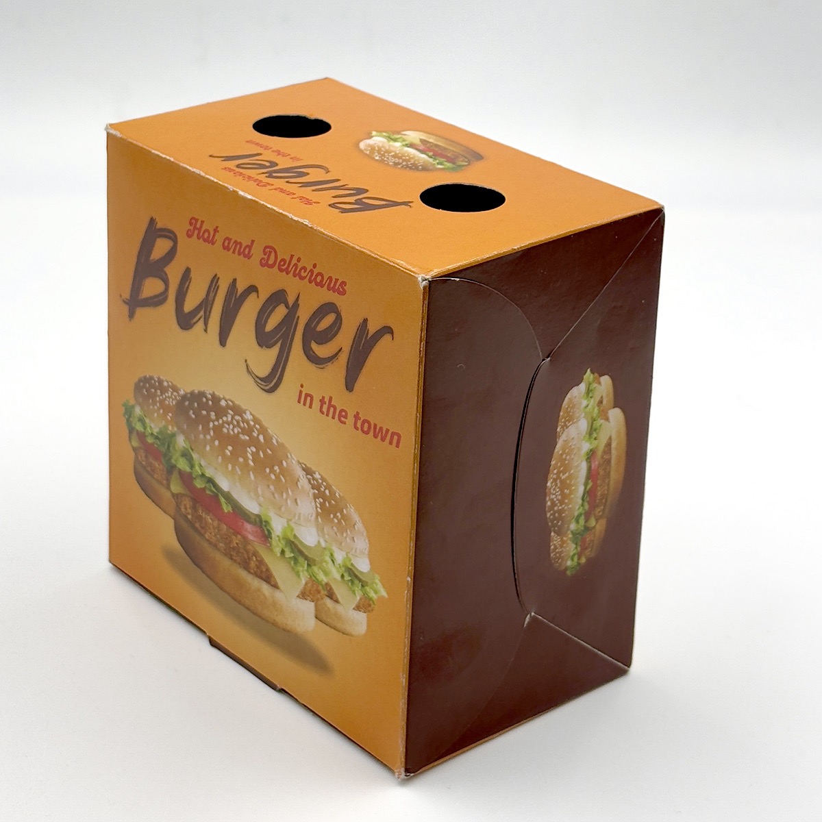 Burger Ready Box (Orange Colour) - Image 3