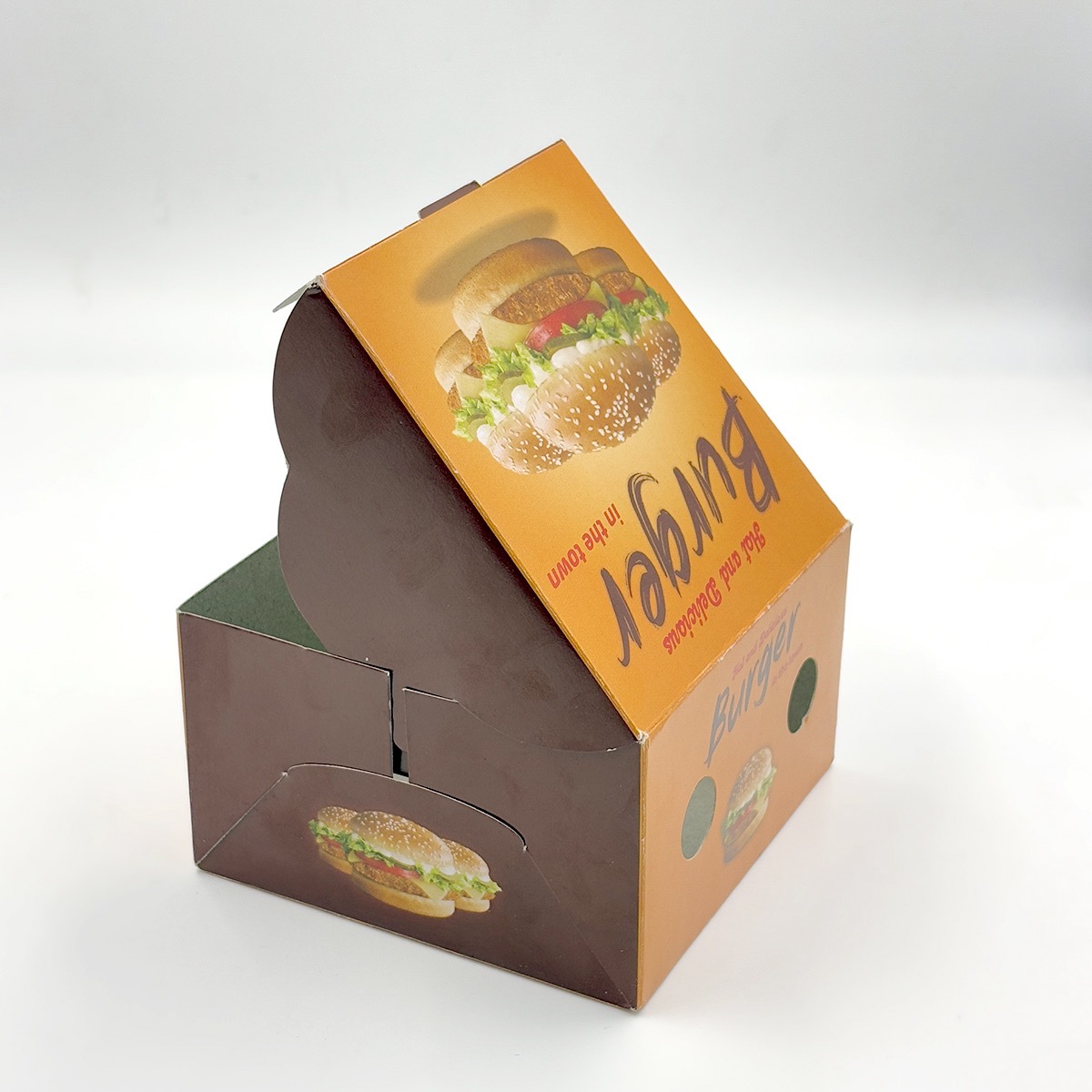 Burger Ready Box (Orange Colour) - Image 5