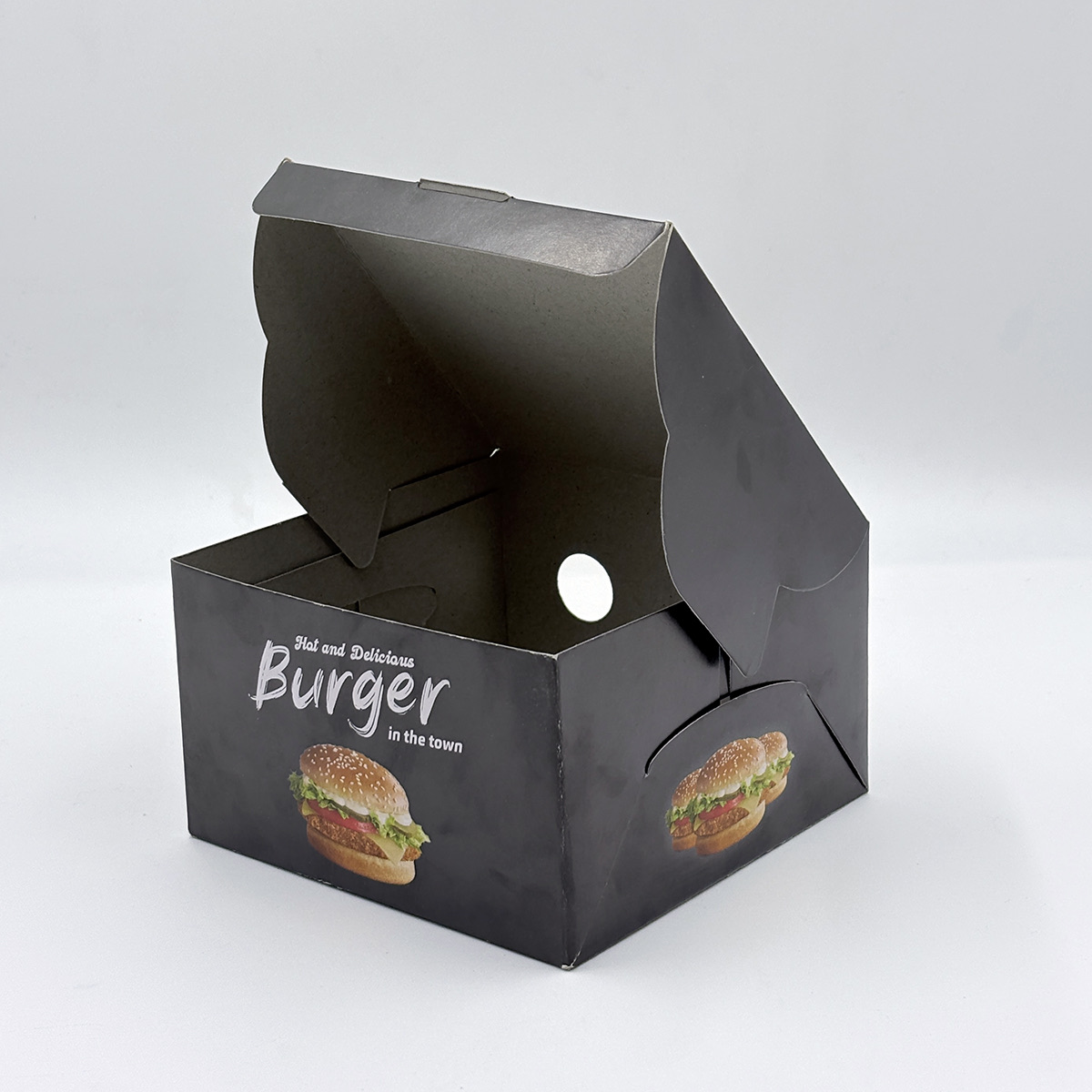Burger Ready Box (Black Colour) - Image 2