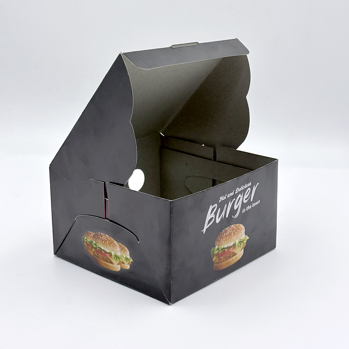Burger Ready Box (Black Colour) - Image 3