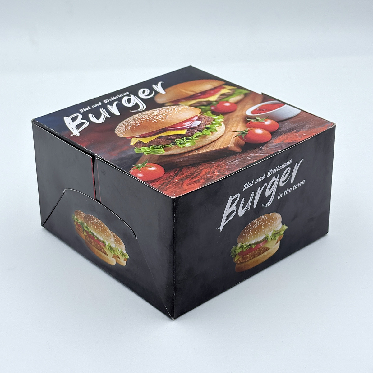 Burger Ready Box (Black Colour) - Image 4